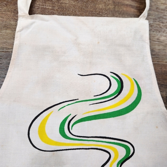 Vintage 50s Cooking Barth and Dryfuss Apron Barbecue Recipe Cotton USA Made - Picture 7 of 9